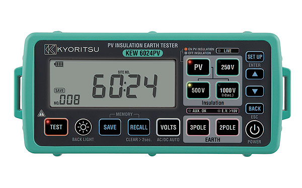 Tester solárních panelů Kyoritsu KEW 6024PV