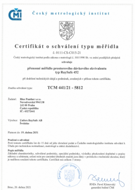 raysafe_452_certifikat