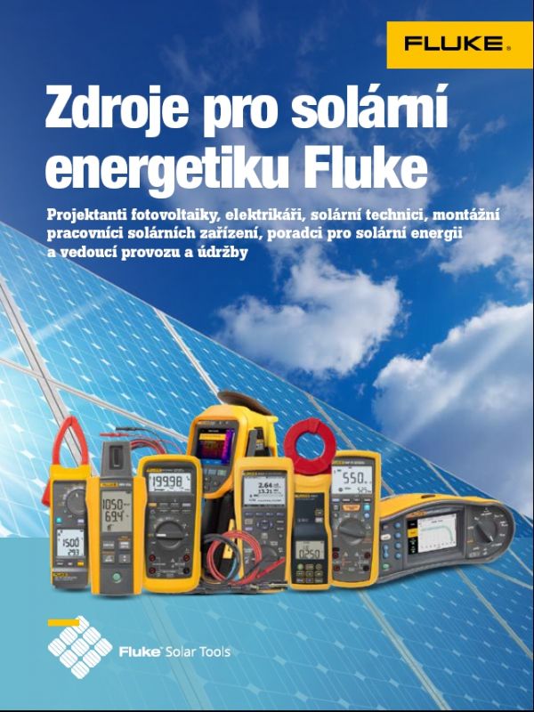 Katalog Fluke přístrojů pro měření na solárních systémech